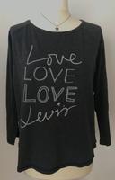 Langarmshirt | Levi’s | Gr.M & Silberkette mit Herzanhänger Hessen - Riedstadt Vorschau