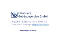 Reinigungskraft (m/w/d) auf Minijob-Basis gesucht Niedersachsen - Winsen (Luhe) Vorschau