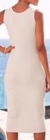 LASCANA Midikleid Rippware beige Gr. 40 Kiel - Kronshagen Vorschau