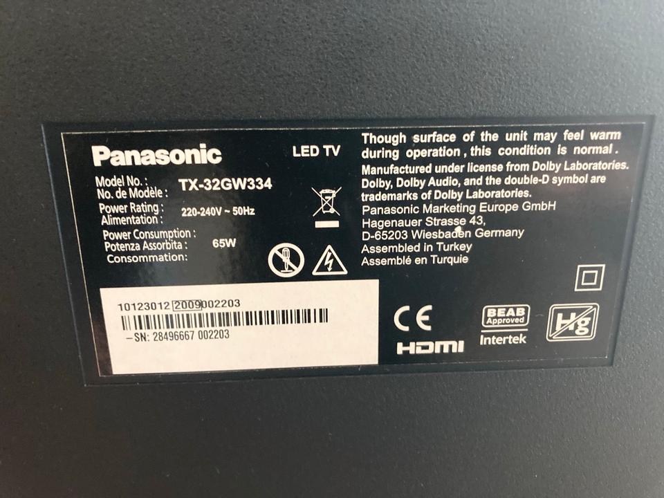 LED TV Panasonic TX-32GW334 32 Zoll in Stendal