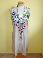 Kleid Shein Crochet bunt Gr M/L Häckelmuster Ibizalook wie neu Bayern - Landshut Vorschau
