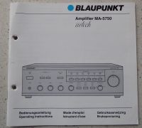 Blaupunkt artech Bedienungsanleitung MA-5750 Verstärker Amplifier Niedersachsen - Osnabrück Vorschau