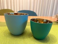 2 x Teelichter Tealight holder Windlicht Amsterdam grün +hellblau Rheinland-Pfalz - Andernach Vorschau