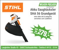 STIHL AKKU-SAUGHÄCKSLER SHA 56 - AK-SYSTEM OHNE AKKU & LADEGERÄT Niedersachsen - Ostrhauderfehn Vorschau