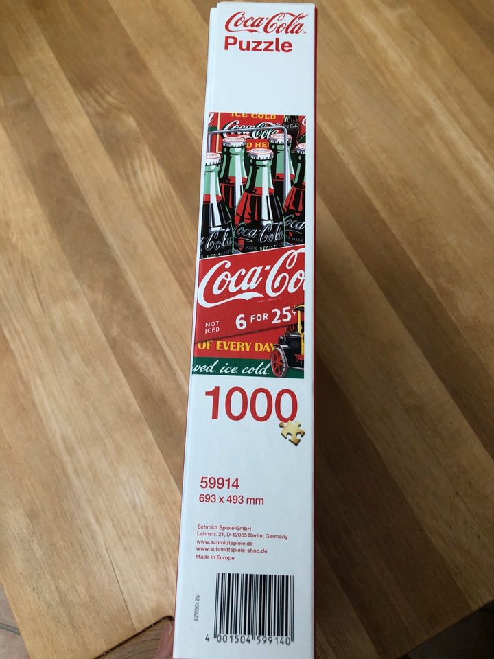 Coca Cola Puzzle mit 1000 Teilen in Höxter