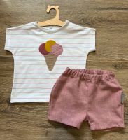 Handmade Set Shirt + Shorts 74/80 Eis Nordrhein-Westfalen - Delbrück Vorschau