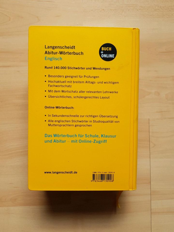 Langenscheidt Wörterbuch Englisch (Abitur/ Klausurausgabe) in Puchheim