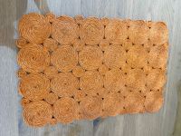 Untersetzer Abaca Bananenhanf orange 31x47 rechteckig 70er Baden-Württemberg - Ostfildern Vorschau