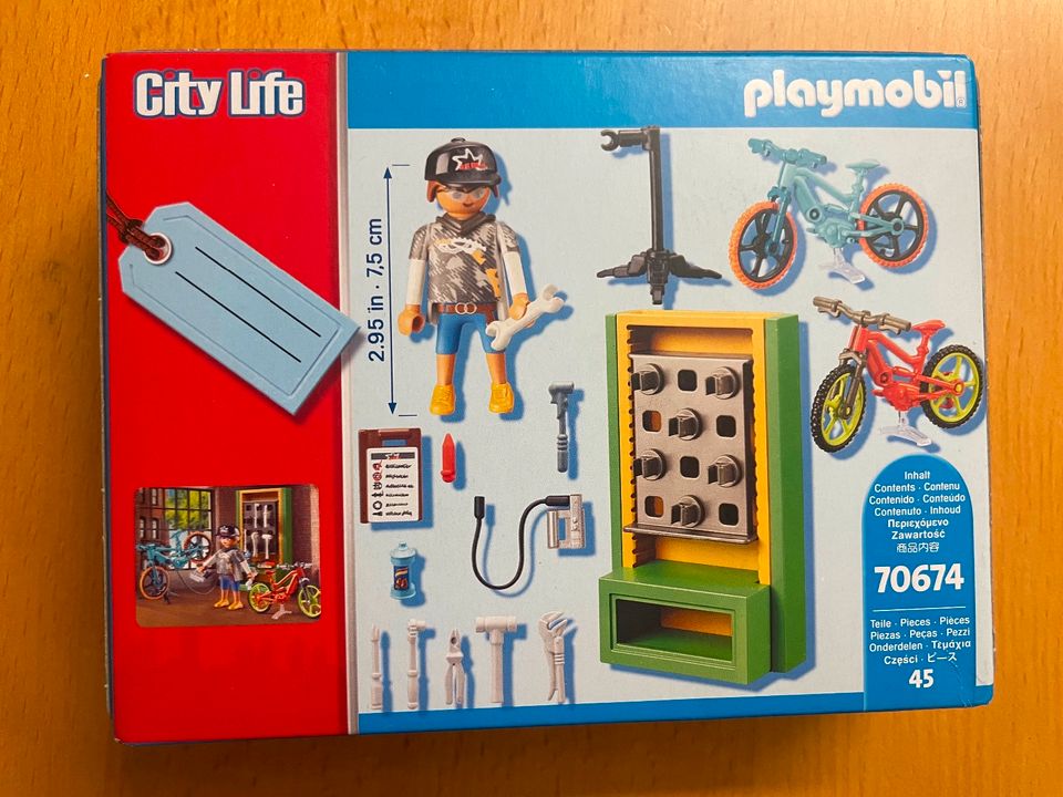 Playmobil Geschenkset E-Bike-Werkstatt 70674 City Life in Blieskastel