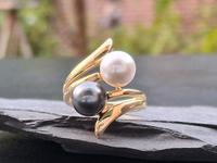 Ring mit Perlen, 925 Silber, vergoldet Nordrhein-Westfalen - Bornheim Vorschau