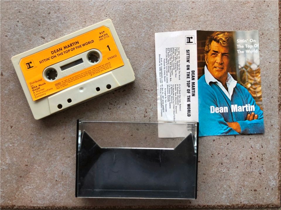 Musikkassette MC Dean Martin Sitting on the top of the world in Ratingen