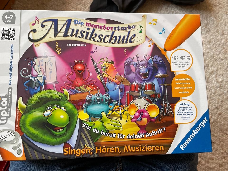 Tiptoi spiel monsterstarke Musikschule 4-7jahre in Berlin