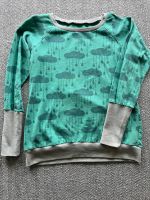 Sweatshirt Wolken Raglan handmade Dawanda Pulli 42 Nordrhein-Westfalen - Menden Vorschau