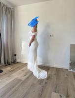 Weiss Standesamtkleid- Hochzeitskleid-38 mit schleier Stuttgart - Stuttgart-West Vorschau