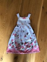 Sommerkleid Erdbeeren Herzen lila weiß Gr. 122-128 Bayern - Wiggensbach Vorschau