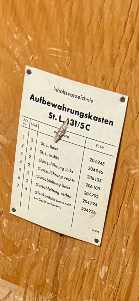 Aufbewahrungskasten St L 131/50 Kiste Truhe Scheunenpfund in Horhausen (Westerwald)