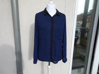 dunkelblau schwarze oversize Bluse von Pimkie Office Büro Dresden - Briesnitz Vorschau