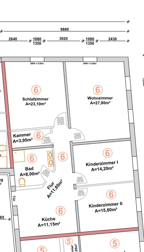 4 ZKB Neubauwohnung Niedrigenergiehaus in Weißensee zu vermieten in Weißensee