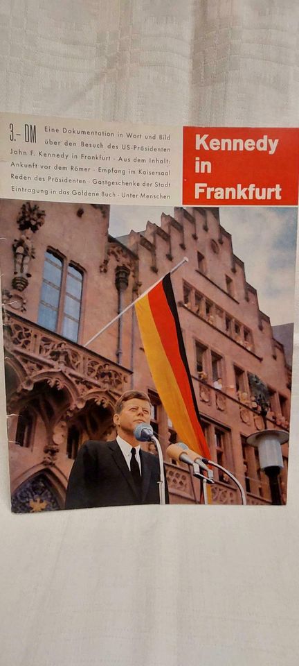 Kennedy in Frankfurt 1963 historisch USA amerikanische Geschichte in Bad Homburg
