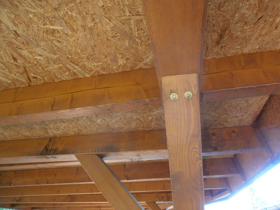 Carport Unterstand Gartenhaus Terrassendach Holzbau Pooldach in Weinböhla