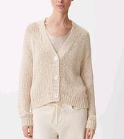 Comma Strickjacke mit Logodetail helles beige Niedersachsen - Schiffdorf Vorschau