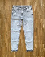 ZARA Jeans 36 S Denim Slim Fit Ankle Skinny Grau Cropped Neuhausen-Nymphenburg - Neuhausen Vorschau