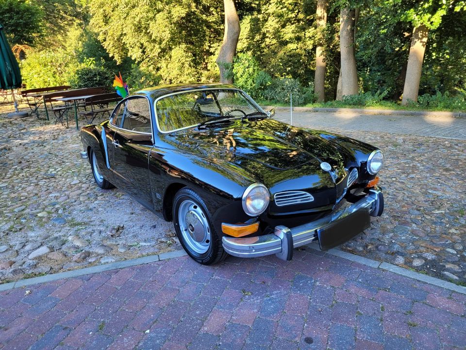 VW Karmann Ghia Typ 14 Oldtimer H-Kennzeichen Schwarz in Hamburg