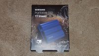 SAMSUNG Portable SSD T7 Shield 2TB, blau, NEU + OVP Baden-Württemberg - Karlsruhe Vorschau