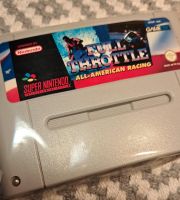 "FULL THROTTLE: All-American Racing" (GameTek 1994) - SNES Modul Dithmarschen - Friedrichskoog Vorschau