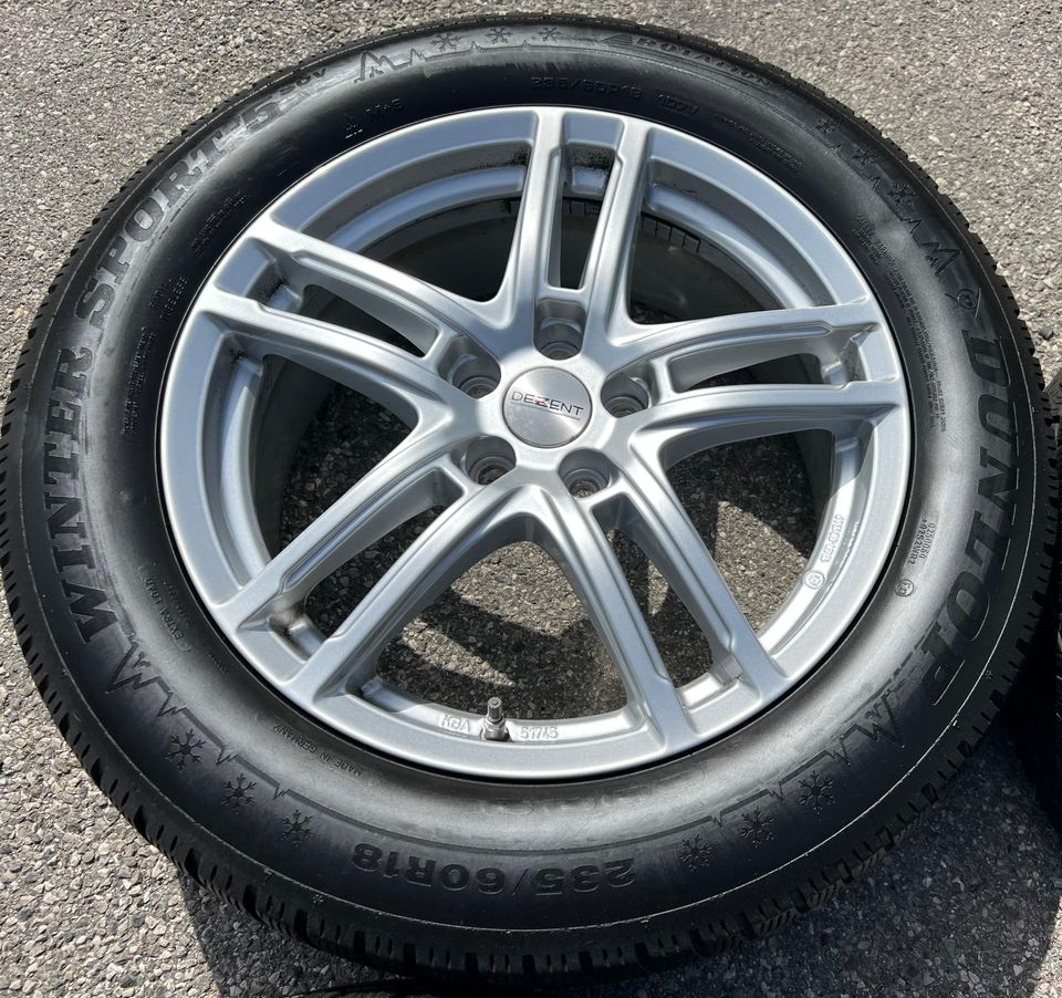 4 ALU 18" WINTERRÄDER VOLVO XC60 LAND ROVER FREELANDER 2 LF #1HZS in Bad Tölz