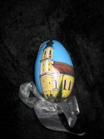 Echtes Gänse-Ei, St. Peter Gündlkofen, bemalt, Ostern Bayern - Bruckberg bei Landshut Vorschau