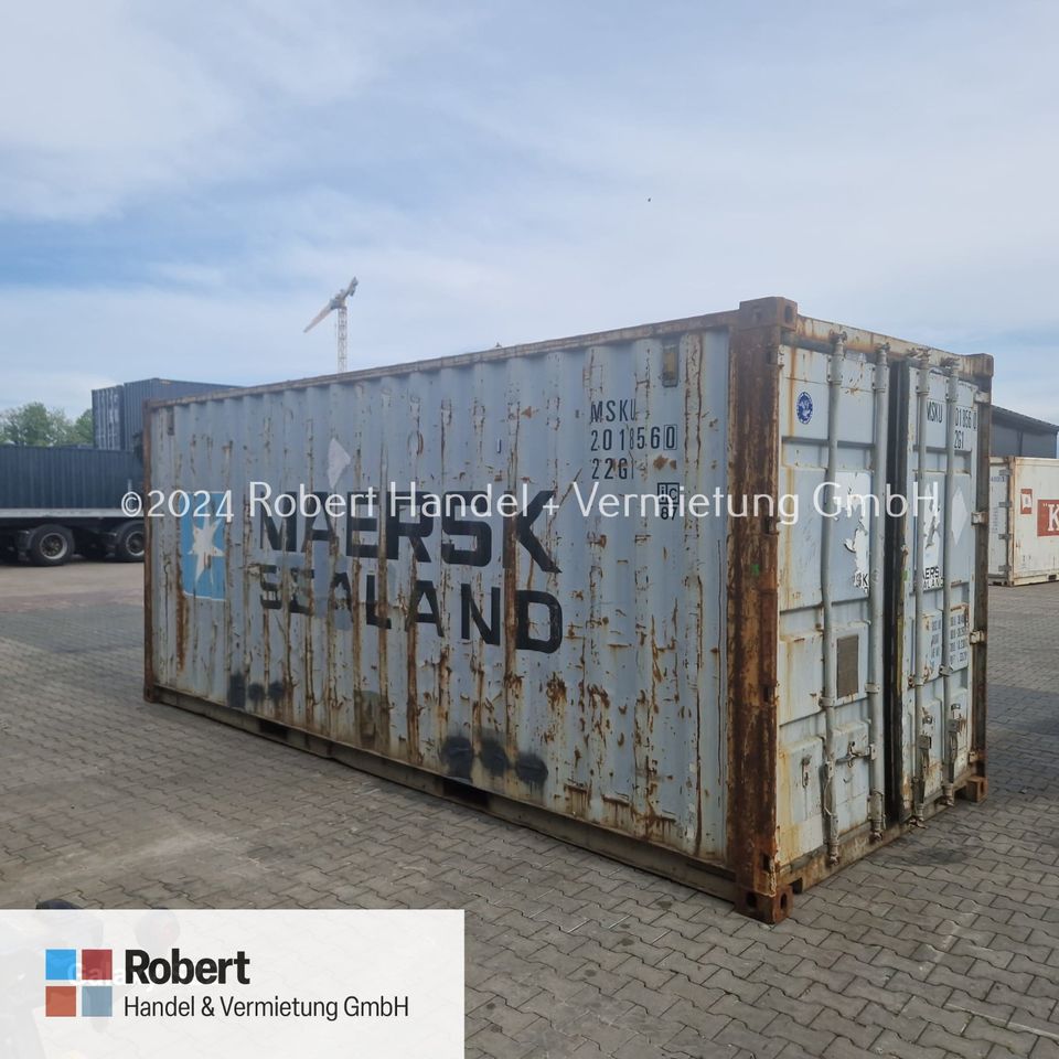 20 Fuss Lagercontainer, Seecontainer, Container, Baucontainer, Materialcontainer in Ascheberg