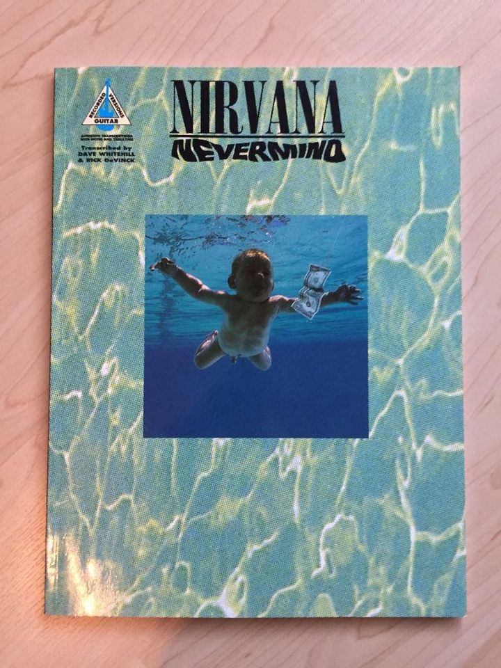 Nirvana Nevermind Guitar Recorded Version Revised Gtr Tab Book in Mainhausen