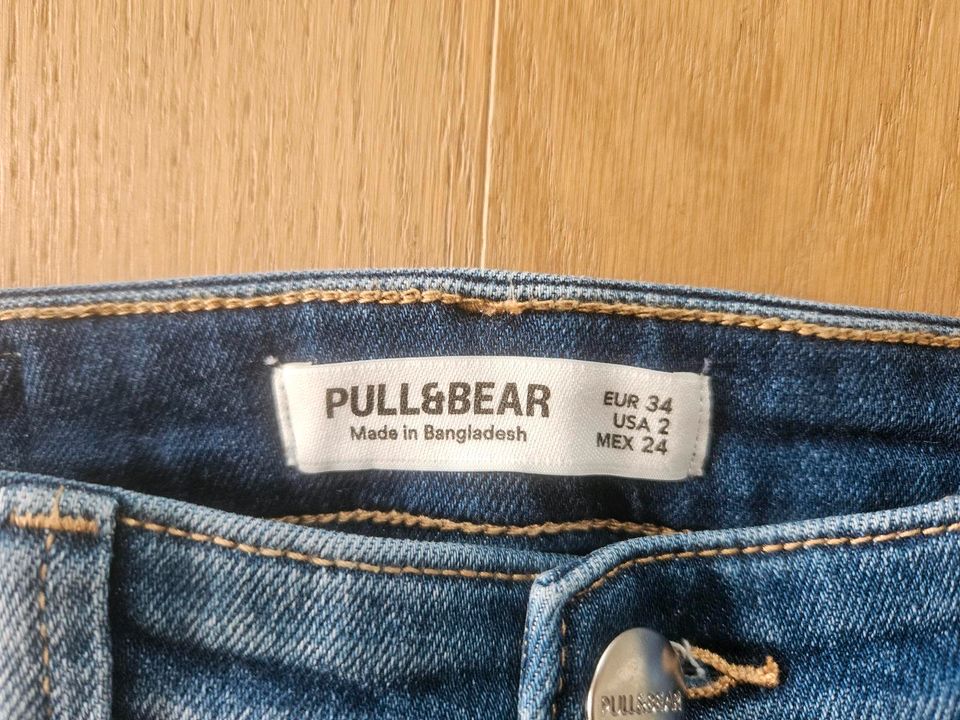 Pull & Bear ☆ Jeans Hose Blau Skinny Gr. XS / 34 NEU in Hamburg