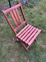 Garten-Stuhl aus Holz klappbar, braun lasiert Nordrhein-Westfalen - Ratingen Vorschau
