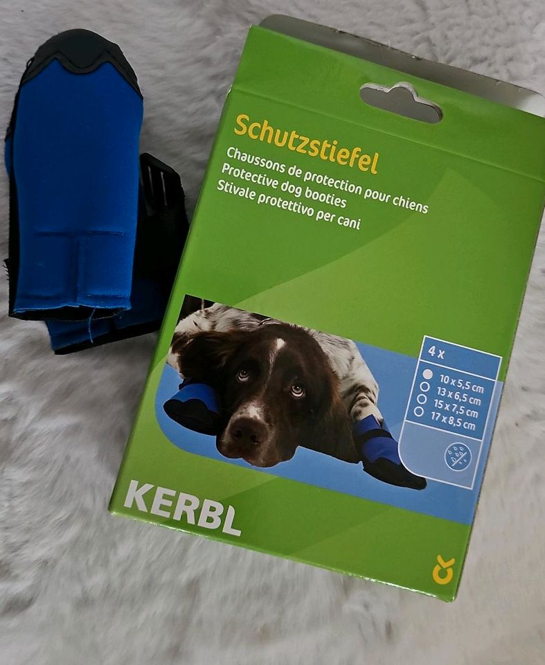 Neue Schutz Schuh Stiefel Hunde , kerbel,4 Stück 10x5,5, in Wernshausen