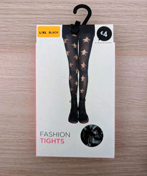 Schwarze Fashion Tights Strumpfhose Sterne Primark L/XL black in  Rheinland-Pfalz - Mainz | eBay Kleinanzeigen ist jetzt Kleinanzeigen