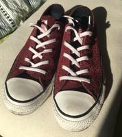 Converse Chucks dunkelrot Wildleder leooptik Berlin - Steglitz Vorschau