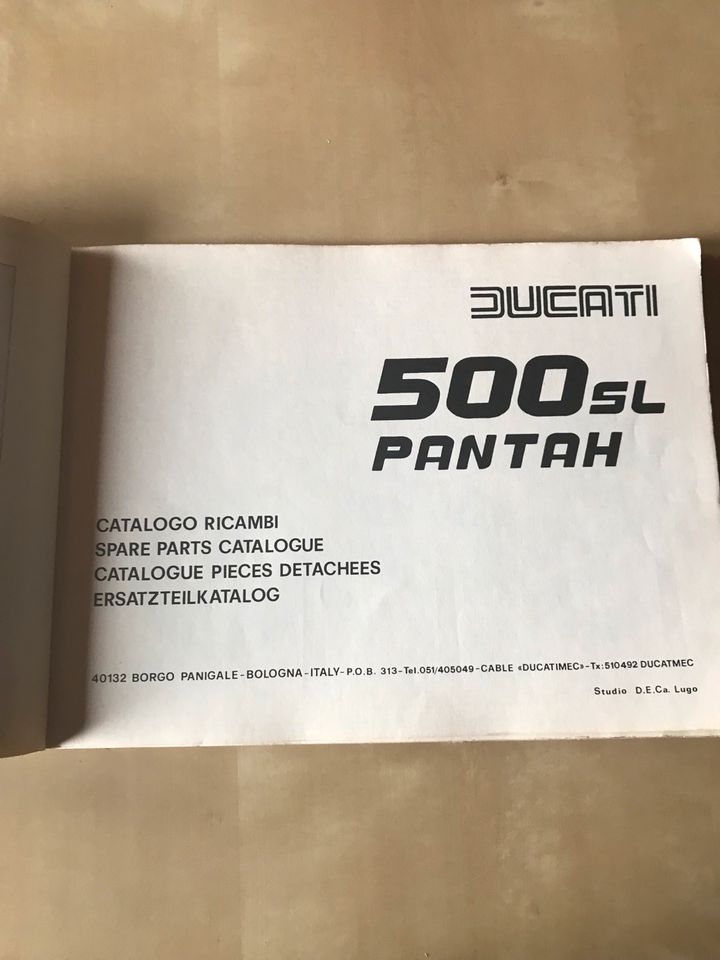 Ducati Pantah 500 Ersatzteilkatalog in Alsbach-Hähnlein