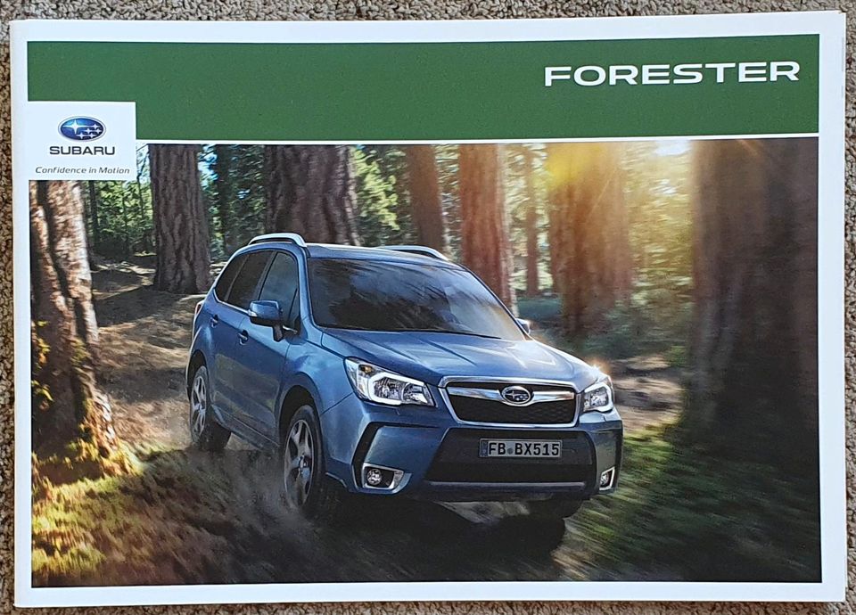 Prospekt Subaru Forester 2015 + Preisliste in Mönchengladbach