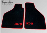 Fußmatten für Fiat X1/9 Velour Schwarz Logo X1/9 Hessen - Groß-Umstadt Vorschau