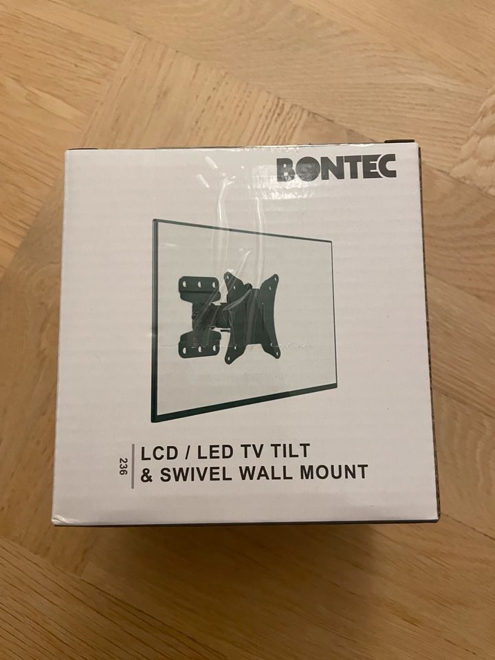 4x Bontec TV Wandhalterung | Schwenk- und neigbar | Vesa 100x100 in Beselich