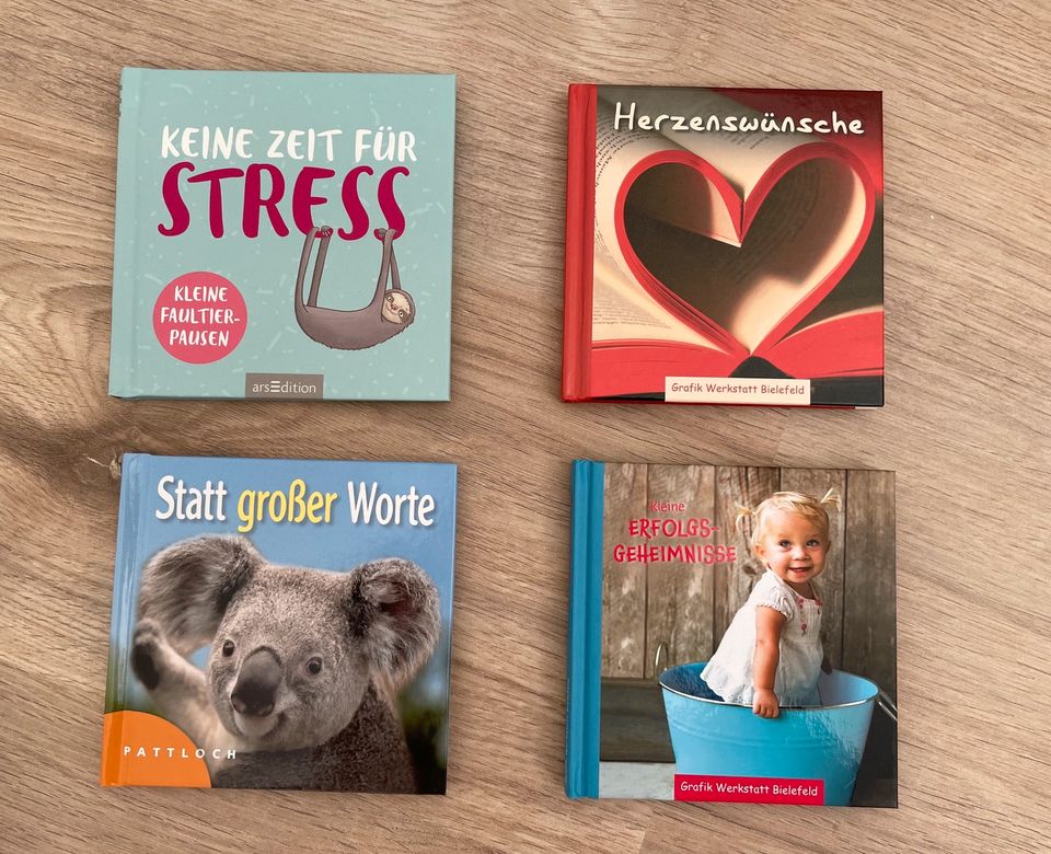 Kleine Bücher Sprüche Geschenk/ Wünsche, Erfolgsgeheimnisse… in Herdecke