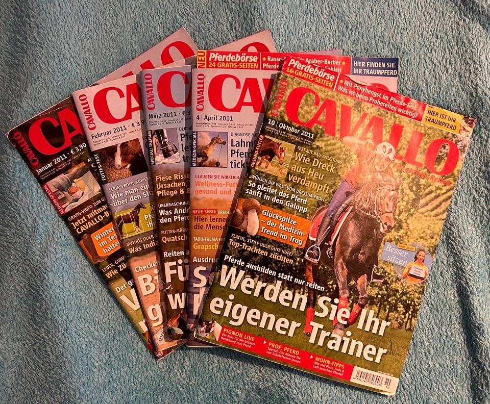 Cavallo Zeitschriften 2011 in Pliening