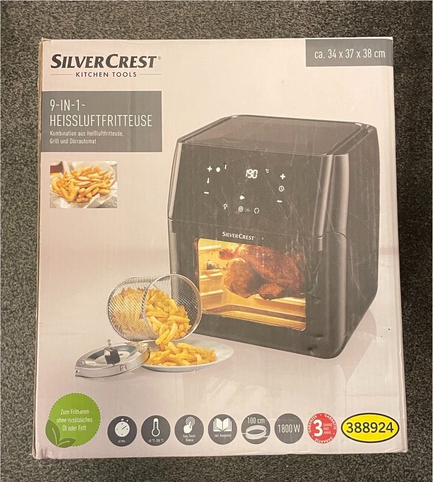 SILVERCREST 9-in-1 Heißluftfritteuse »SHF 1800 A2« in West - Griesheim |  Haushaltskleingeräte gebraucht kaufen | eBay Kleinanzeigen ist jetzt  Kleinanzeigen