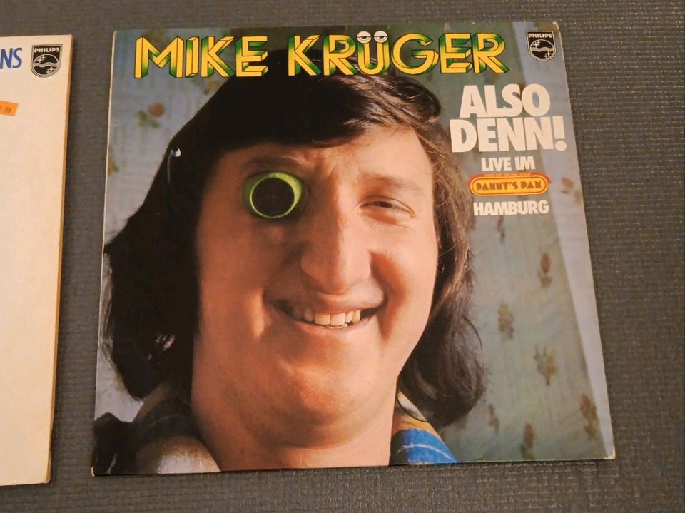 Vinyl MIKE KRÜGER - 2 LPs Also denn! Live/ auf der Autobahn ... in Marl