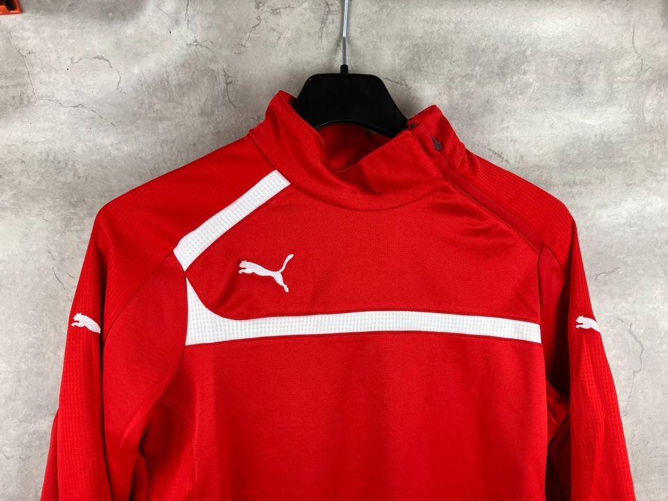 PUMA Power 1/2 Zip Damen Trainings Oberteil rot Größe S NEU in Landstuhl