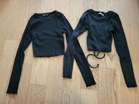 Crop Shirts (Langarm, schwarz, kurz); FB Sister; Gr. XS Hessen - Ebsdorfergrund Vorschau
