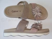 Gabor Best Fitting Pantoletten Echtleder Größe 40 Taupe mit Rosa Niedersachsen - Danndorf Vorschau