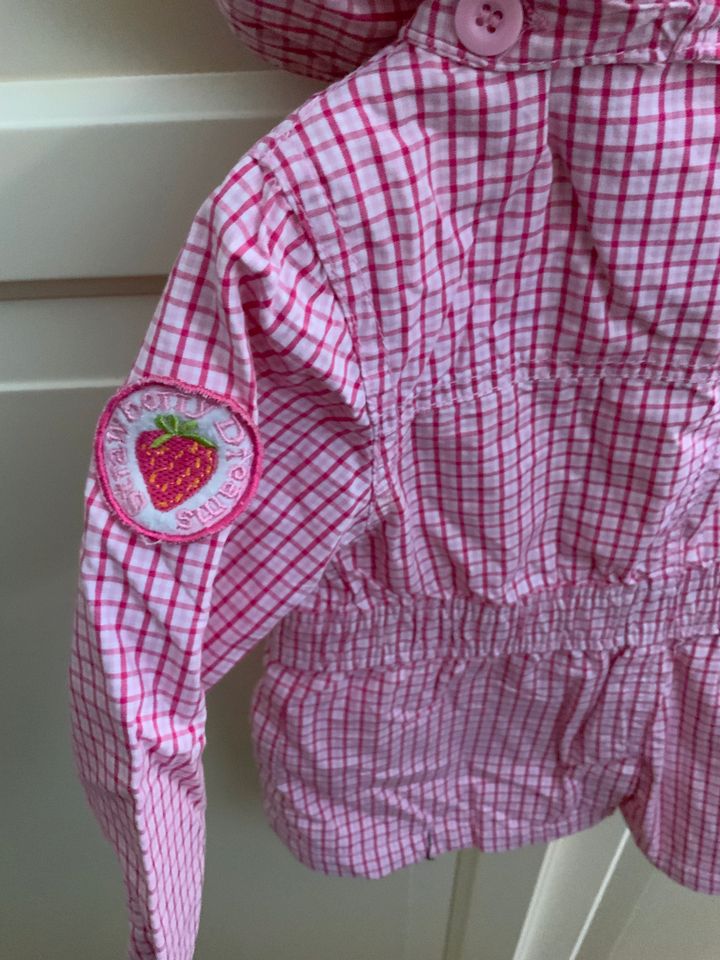 Sommerjacke rosa kariert Baumwolle 86 in Osnabrück